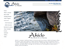 Tablet Screenshot of aikidomissoula.com